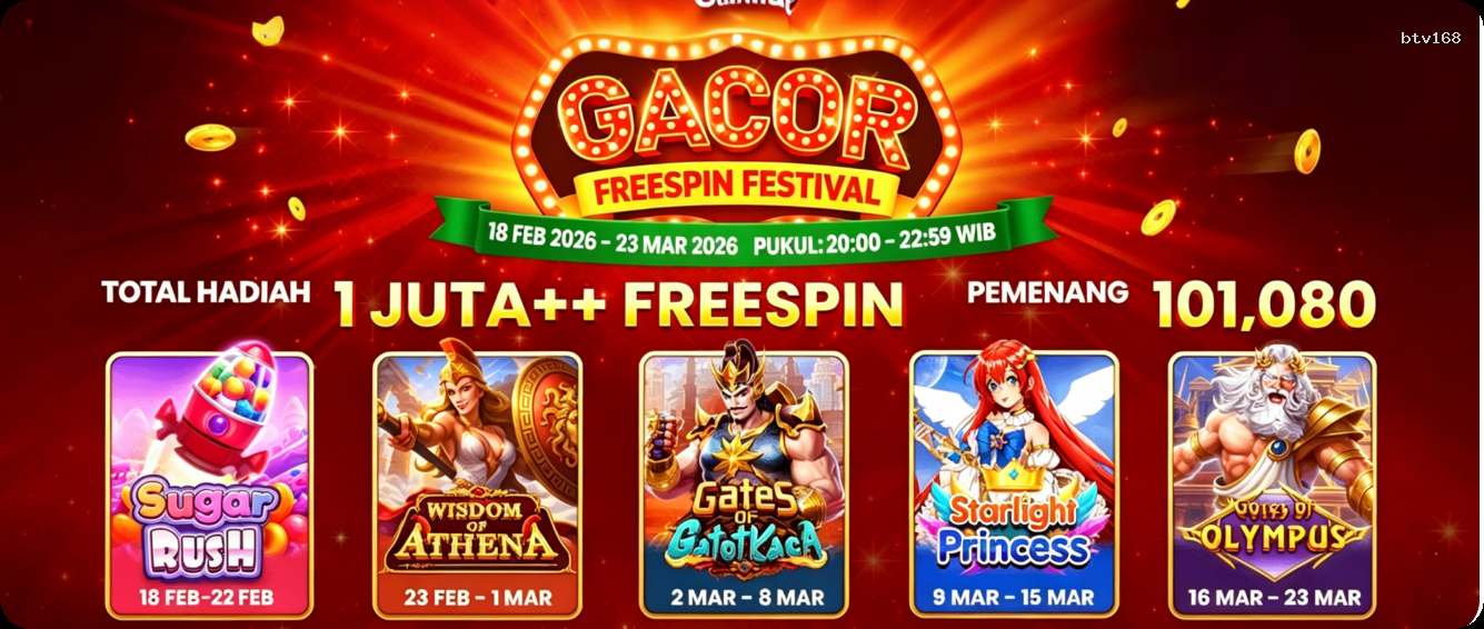 Login btv168 Sekarang Bonus Melimpah